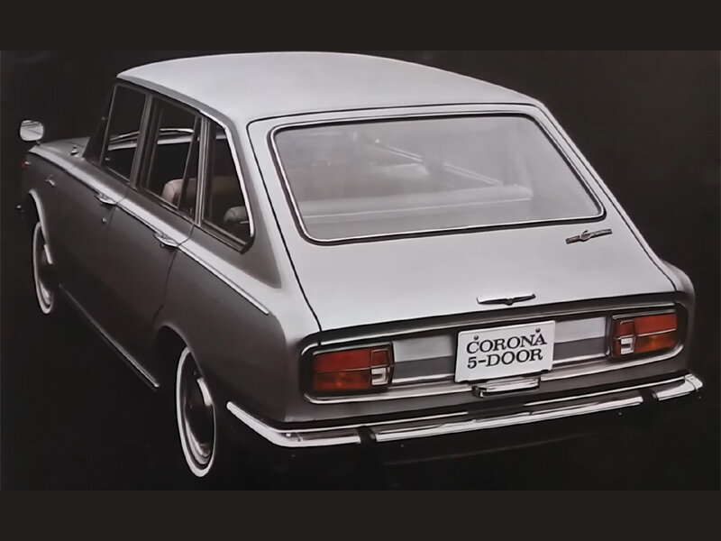 Toyota Corona (RT56) 3 поколение, 2-й рестайлинг, хэтчбек 5 дв. (06.1967 - 08.1968)